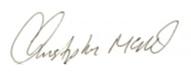Chairperson's signature